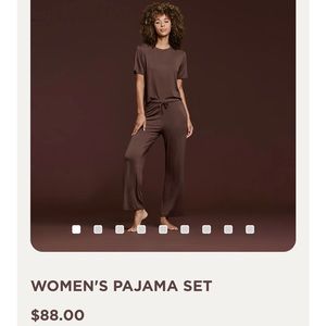 Nuuds coffee colored pajamas